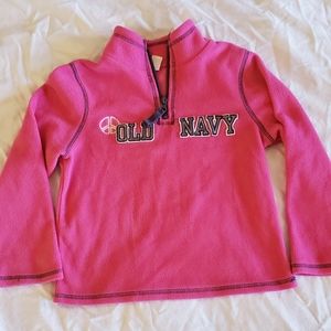 Old Navy Active Fleece Pullover Sweatshirt Jacket Pink Girl's Size XS (5)